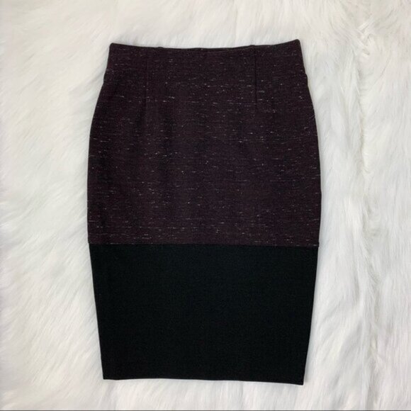 WILFRED Aritzia Campagne Pencil Skirt Heathered High Rise Waist zipper Size 0 - Picture 15 of 15
